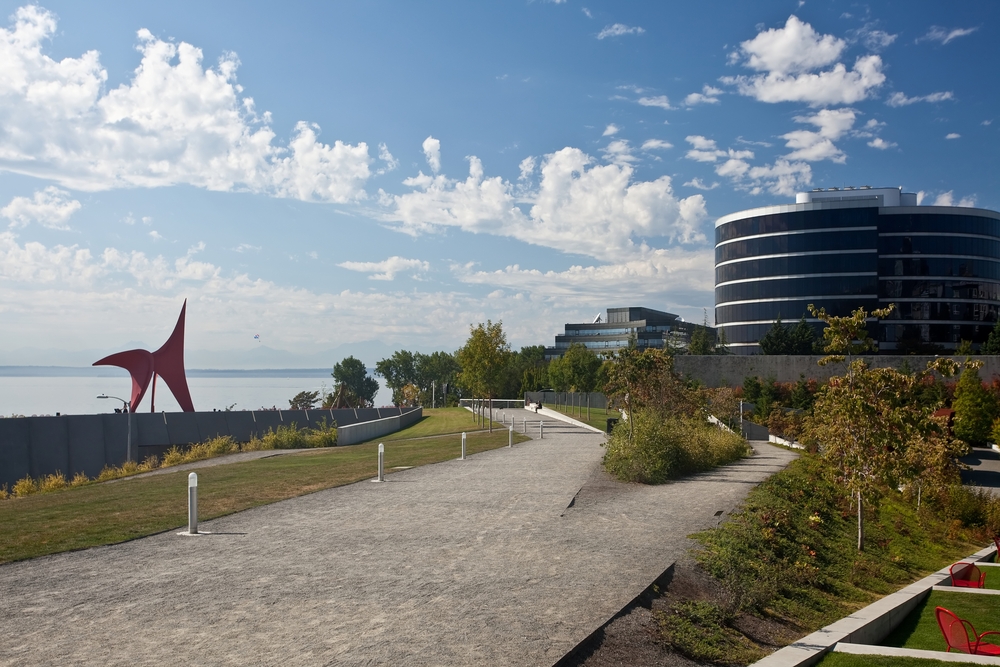 Aggregate pathway at Olympic Sculpture Park in Seattle